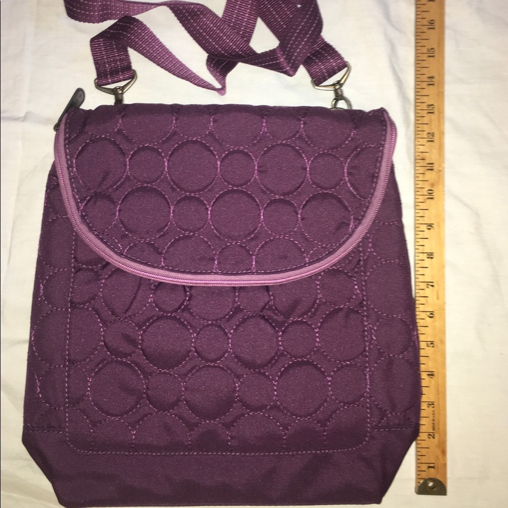 Thirty One purple over the shoulder bag
